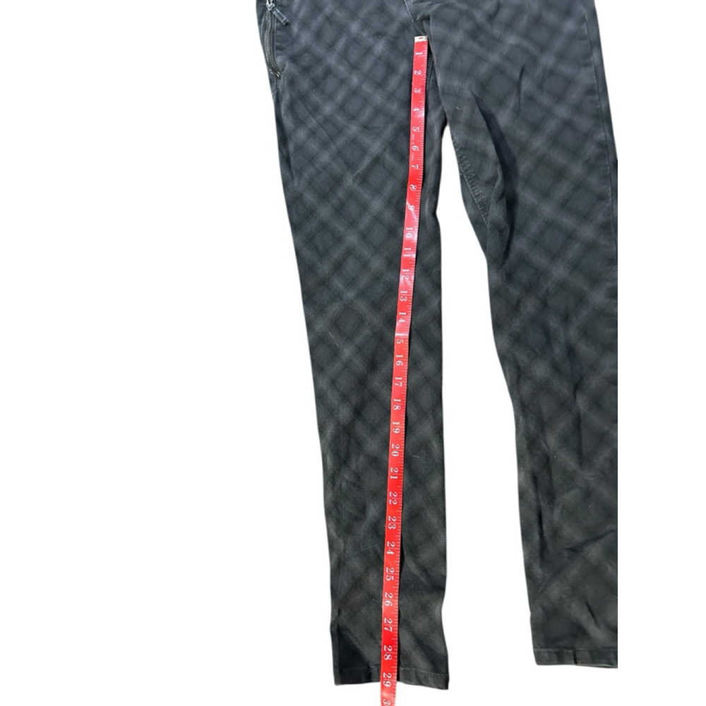 WIT & WISDOM Ab Solution Gray Plaid Skinny Jeans Size 6 - Picture 9 of 9